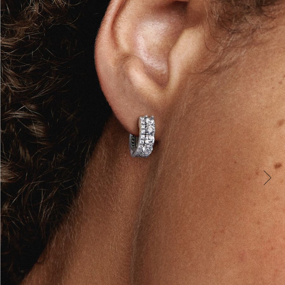 Elegant Silver Hoop Earrings